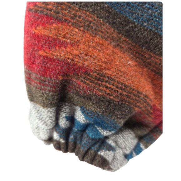 Mainstrip Womens Half Zip Aztec Southwestern Pullover Hoodie Size M - Picture 9 of 11